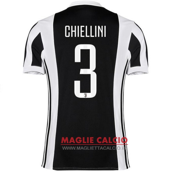 nuova maglietta juventus 2017-2018 chiellini 3 prima